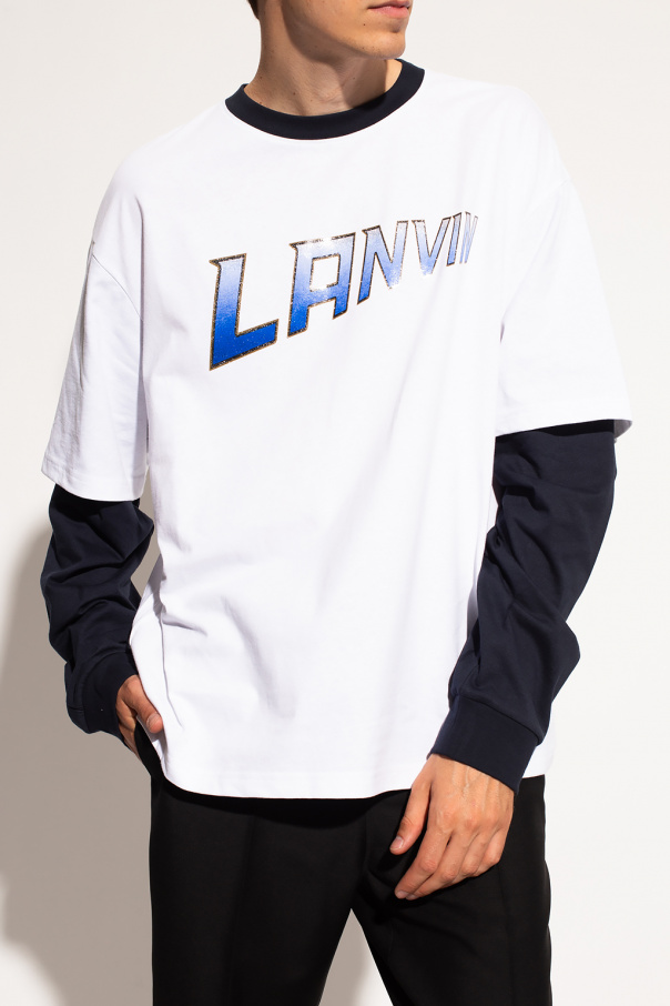 shirt Lanvin - Long sleeve T - skull-detail stretch-cotton